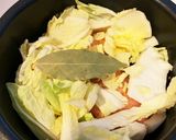 電気圧力鍋で鶏もも肉と白菜の無水スープ作り方2写真