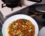 豆苗と桜エビと天かすのオープンオムレツ作り方7写真