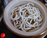 一人鍋で鶏すき焼きうどん作り方3写真