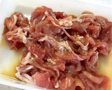豚肉とピーマンのオイスター炒め作り方1写真