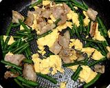 いんげんと豚バラ卵炒め作り方8写真