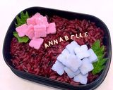 女子中学生　弁当　あじさい弁当　詰め方作り方4写真