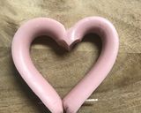 朝食に♪ハートのソーセージエッグ作り方2写真