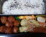 お弁当に簡単♪エビのガーリックソテー作り方7写真