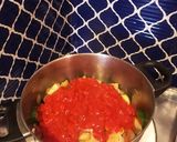 鯖缶と夏野菜のトマトカレー作り方5写真