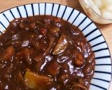 鯖缶と夏野菜のトマトカレー作り方12写真
