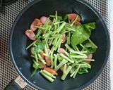栄養満点☆ソフトケールの卵炒め。作り方4写真