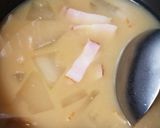 ☆冬瓜とベーコンの♪お味噌汁☆作り方2写真