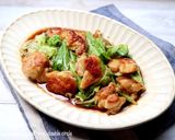 鶏もも肉とキャベツのオイスター炒め作り方8写真