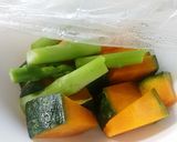 なすびなど野菜の煮物　お酢を効かせて作り方1写真