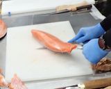 海峡サーモンの刺身作り方6写真