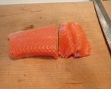 海峡サーモンの刺身作り方8写真