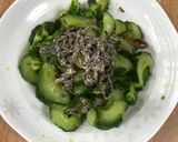 白だしでジャンボきゅうりの浅漬け作り方4写真