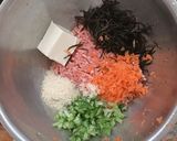 ヘルシー✨ひじき入り 和風豆腐ハンバーグ作り方2写真