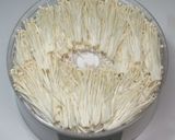 簡単☆干しえのきで豚キムチの炊き込みご飯作り方1写真
