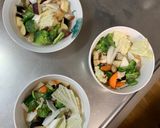 肉無チクワ洋風梅味噌クリーム味野菜炒め作り方13写真