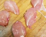 鶏ささ身…ふっくらパン粉焼き作り方1写真