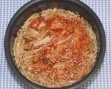簡単☆干しえのきで豚キムチの炊き込みご飯作り方11写真