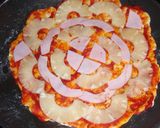 薄力粉で簡単♪クリスピー♪ハワイアンピザ作り方2写真