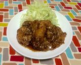 超簡単☆お弁当に！甘辛豚ロース照焼き作り方9写真