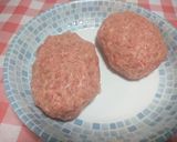 びっくりドンキー風♪ポテサラ入ハンバーグ作り方18写真