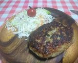びっくりドンキー風♪ポテサラ入ハンバーグ作り方22写真