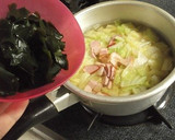 わかめと白菜の旨塩スープ作り方7写真