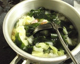 わかめと白菜の旨塩スープ作り方8写真