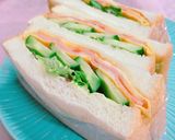 朝食に！ベーコン玉子のサンドイッチ作り方12写真