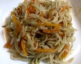 余ったそうめんともやしで簡単炒め物♪作り方5写真