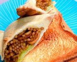 朝食に!残った焼きそばでホットサンド作り方7写真