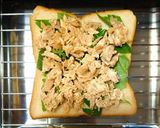 明日葉ツナマヨチーズトースト作り方1写真