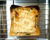 明日葉ツナマヨチーズトースト作り方3写真