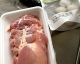 鶏肉とうずらとキュウリのさっぱり煮込み♪作り方1写真
