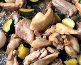 鶏肉とうずらとキュウリのさっぱり煮込み♪作り方9写真