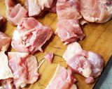 はちみつ DE 鶏モモ唐揚げ作り方1写真