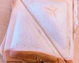 朝食に！きんぴらを挟んだホットサンド✨作り方4写真