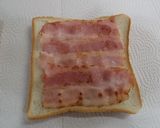 朝食＊ベーコン・チーズ・胡瓜サンドイッチ作り方4写真