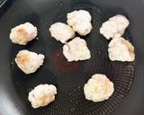 豚こま団子と野菜大葉の甘辛梅だれ炒め作り方9写真