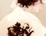手作りゆかりの生パスタ風ペペロンチーノ作り方2写真