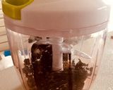 手作りゆかりの生パスタ風ペペロンチーノ作り方3写真