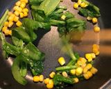 お弁当に♡コーンとほうれん草の卵マヨとじ作り方2写真