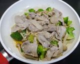 ダイエット！豚こまブロッコリー作り方6写真