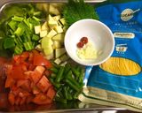 糖質制限！夏野菜のペペロンチーノ作り方1写真