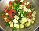 糖質制限！夏野菜のペペロンチーノ作り方4写真
