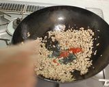 再現！丸亀製麺の旨辛まぜ釜玉♪作り方2写真