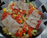 タラのチーズ焼き夏野菜ソース作り方8写真