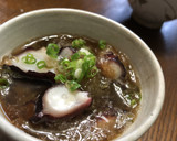 タコとめかぶのおろし和え作り方4写真