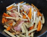 鶏肉入りおかずきんぴら作り方2写真