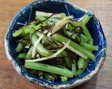 山菜みずと塩昆布の和え物作り方5写真